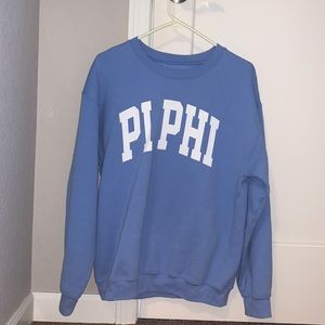 Pi Phi Oversized Crewneck Sweatshirt
